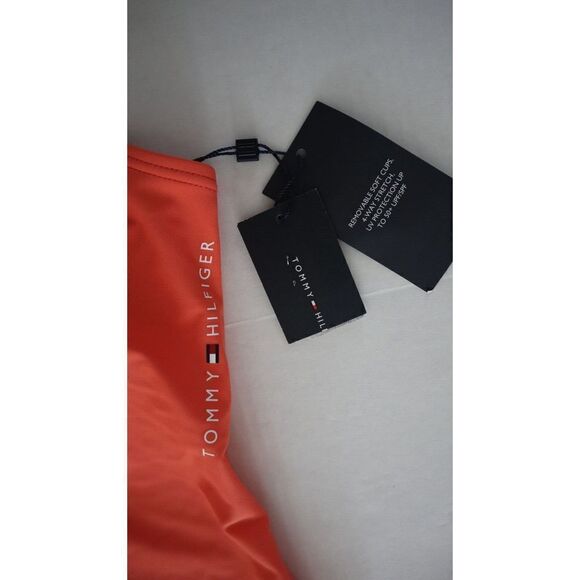 Tommy Hilfiger Women's Sz 16 Dahlia Multi Colorblock One-Piece Swimsuit $98+ - Picture 3 of 10